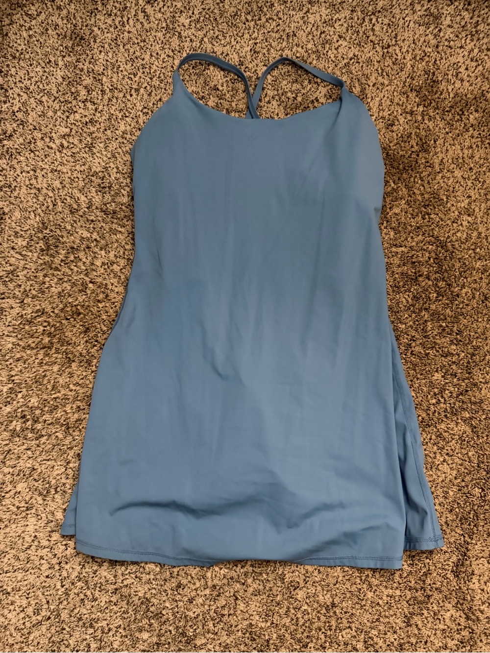 HALARA Blue Racerback Mini Dress